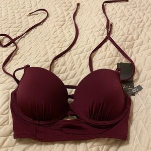Push up Bathing suit top Abercrombie and Fitch size 32B
